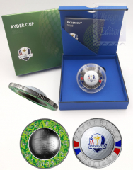 10 €  Italia 2023 Ag.925 -  Moneta tridimensionale per la Ryder Cup 2023