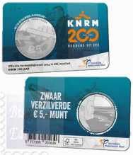 5 € OLanda 2024 Coincard - 200 anni della KNRM salvataggi in mare