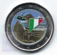 2 euro colorato in capsula Italia 2024 - Guardia di Finanza