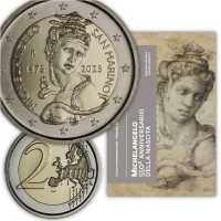 2 euro San Marino 2025 - 550° ann. Nascita di Michelangelo Buonarroti