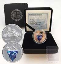 6 euro argento colorato proof Grecia 2025 - Anno dei Ghiacciai