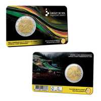 2 euro Belgio 2025 - 75 anni del Circuito Spa Francorchamps.