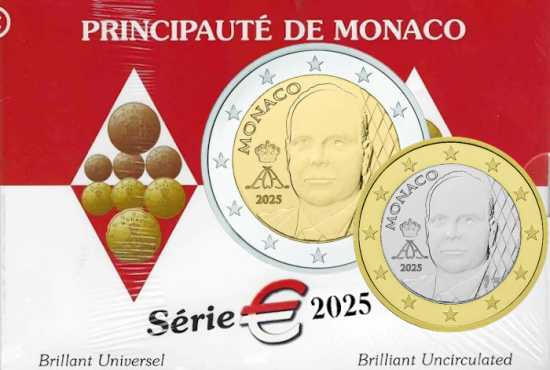Divisionale Monaco 2025 - Nuove Effigi Alberto II