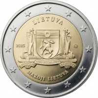 2 euro Lituania 2025 - Piccola Lituania (Mažoji Lietuva)