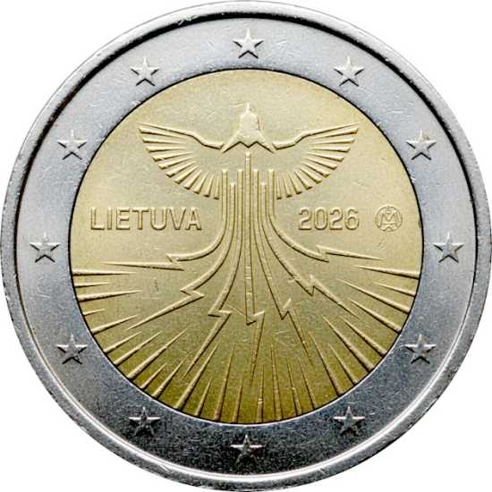 2 euro Lituania 2026 - Indipendenza Energetica