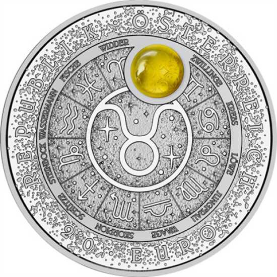 20 euro Austria - Una nuova moneta tra le stelle del cielo di notte 