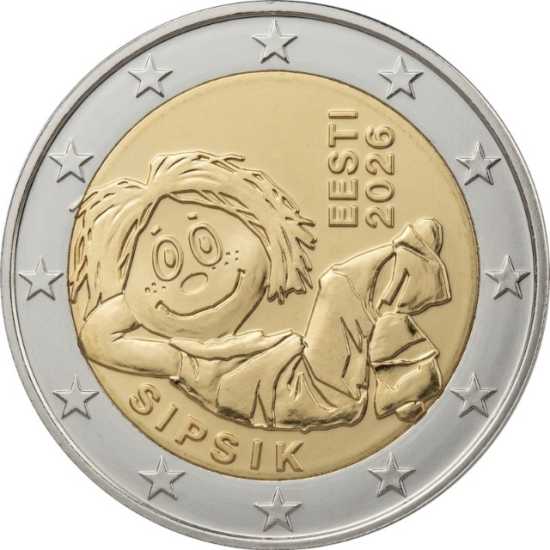 2 euro Estonia 2026 - Sipsik