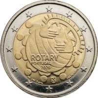 Il Portogallo emette una moneta da 2 euro per commemorare il centenario del Rotary