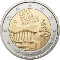 Nuovo 2 euro finlandese dedicato ai suoi architetti  Raili e Reima Pietilä 
