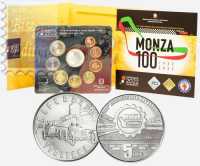 Serie Divisionale Italia 2022 + 5€ Ag. 100 anni Autodromo di Monza