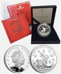 Moneta ARGENTO 1 OZ ARGENTO 999 Niue 2021 Godzilla PP/PROOF CON SCATOLA DI LATTA IN SCATOLA ORIGINALE 