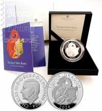 Oncia 2 £ Royal Mint 2024 - Le Bestie dei Tudor : The  Tudor Dragon
