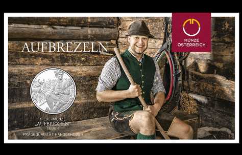 10 € argento 925 sterling  Austria 2025- pantaloni in cuoio altoatesini