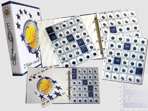 Monete Euro - (M) Raccoglitore Junior Monete 2 euro completo + custodia -  Per raccogliere tutti i 2 euro commemorativi dal 2004 al 2023 ( Escluso  Vaticano/San Marino /Andorra e Monaco)