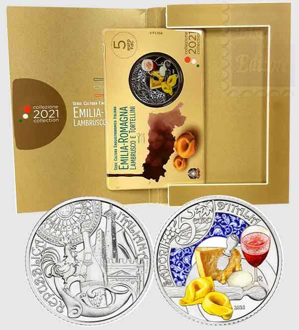 numismatica & filatelica,,,  5ita2021emiliaok