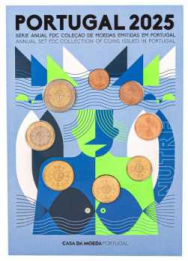 Serie euro  Portogallo 2025 FDC  - Salviamo il mare