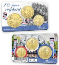 5/20/50 cent. Olanda 2025 - 80 anni dalla liberazione