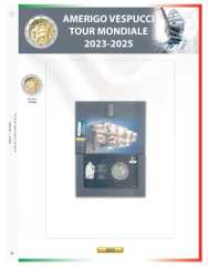 (A) Pagine raccoglitrici 2 € Coincard Italia 2025 - Amerigo Vespucci 