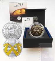 10 € Argento Proof Francia 2025 - Storia dell'Automobile - 70 anni della Citroen DS