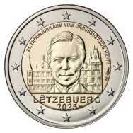 2 euro Lussemburgo 2025 -25° anniversario dell'ascesa al trono del Granduca Henri 