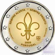 2 euro Portogallo 2025 - Scautismo mondiale e movimenti giovanili