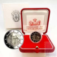 2 euro Monaco 2025 -Confezione Proof in cofanetto e cerificato - Carladès (antico feudo del casato dei Grimaldi)