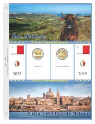 (A) Pagine 2 € Malta 2025 - Bue Maltese + Città Mdina