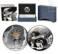 5 € Argento Proof Lettonia 2025 - Sole e Vento