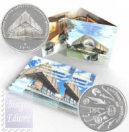 5 € Argento Proof Grecia 2025 in blister e custodia -  50 anni fondazione Museo della guerra