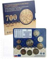Serie euro Slovacchia 2025 BU - 700° anniv. Introduzione del fiorino d'oro