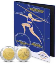 2 euro Finlandia 2025 Proof -100° anniv. atletica Finlandia - Svezia -  