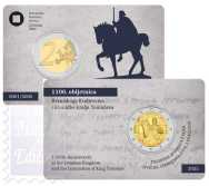 2 euro Croazia 2025 Coincard BU -  Re Tomislav