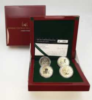 4 x 2 euro reverse PROOF Lussemburgo 2024/25 ( 4 monete in cofanetto)
