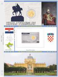 (A) Pagine 2 € Coincard Croazia 2025 - Kralj Tomislav