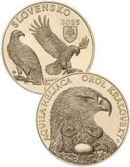 5 € Slovacchia 2024 -  Flora e fauna slovacca - Aquila imperiale