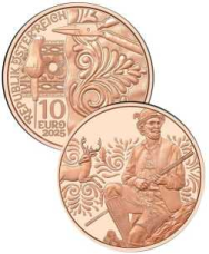 10 € Austria 2025 - pantaloni in cuoio altoatesini