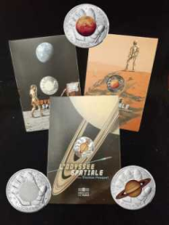 3 diff. x 10 euro Francia 2025 - Odissea nello spazio con Thomas Pesquet