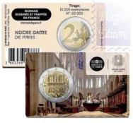 2 euro Francia 2025 Coincard BU - Notre-dame de Paris