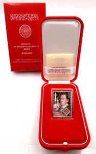 25 € Argento Proof Vaticano 2024 COLORATA ! - Guglielmo Marconi