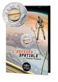  10 euro argento Francia 2025 - Odissea nello spazio con Thomas Pesquet - Giove