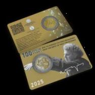 2 euro Grecia 2025 Coincard BU- Centenario nascita di Mikis Theodorakis