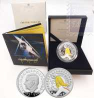 Moneta 2 £ Freddie Mercury in scatola ufficiale e certificato Royal Mint 2025 - 1 Oncia Argento 999,9 Proof (31,21 gr.) Mint 