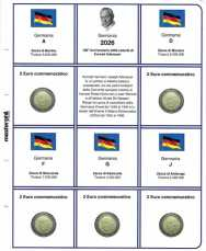 (M) Pagine 5 zecche Germania 2026 - 150° Anniv. nascita Konrad Adenauer