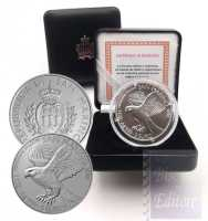 5 € argento Oncia  San Marino 2026 - Falco Pellegrino in cofanetto san marino e ns. Certificato