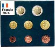 Serie Francia 2025 - 1 - 2 euro 10-20-50 cent. Nuove Effigi