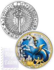 3 € Austria 2026 - Creature mitiche e fantastiche:  l'Ippocampo ( si illumina al buio!!)