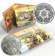 5 € ARGENTO Grecia Proof 2025 - 200° della battaglia di Maniaki