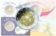 2 euro Francia 2026 - Fior di conio BU in coincard - Il Piccolo Principe ( coincard  casuale)