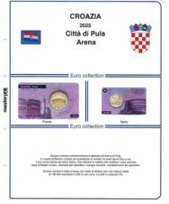 (M) Pagine 2 € Coincard Croazia 2025 - Città di Pula Arena