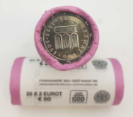 Rotolino 2 euro Estonia 2025 UNC -  Primo libro in lingua estone